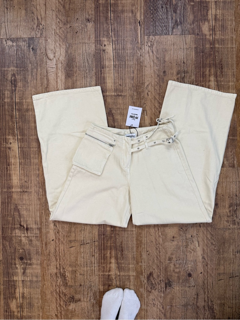 Princess Polly mid rise wide leg cargo pant